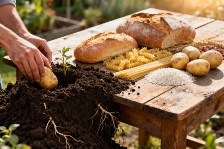 Illustration de la contamination alimentaire par le cadmium